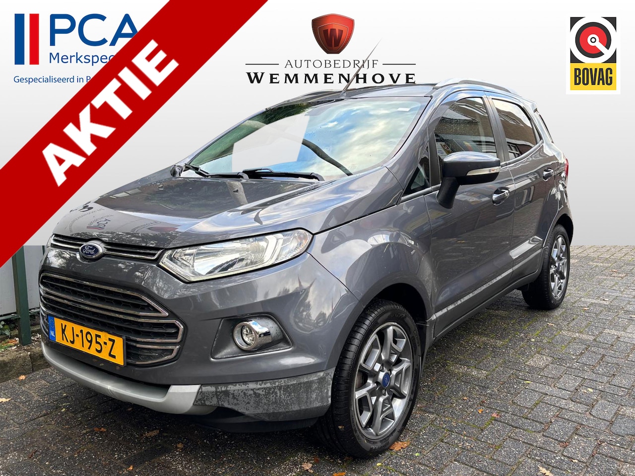 Ford EcoSport - 1.0 EcoBoost Titanium Alu wielen/Airco-Ecc/Dakrail - AutoWereld.nl