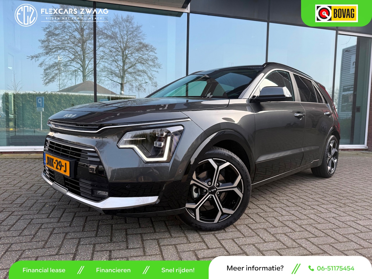 Kia Niro - 1.6 GDi Hybrid ExecutiveLine - Automaat - Leder - Schuifdak - Org.NL - AutoWereld.nl