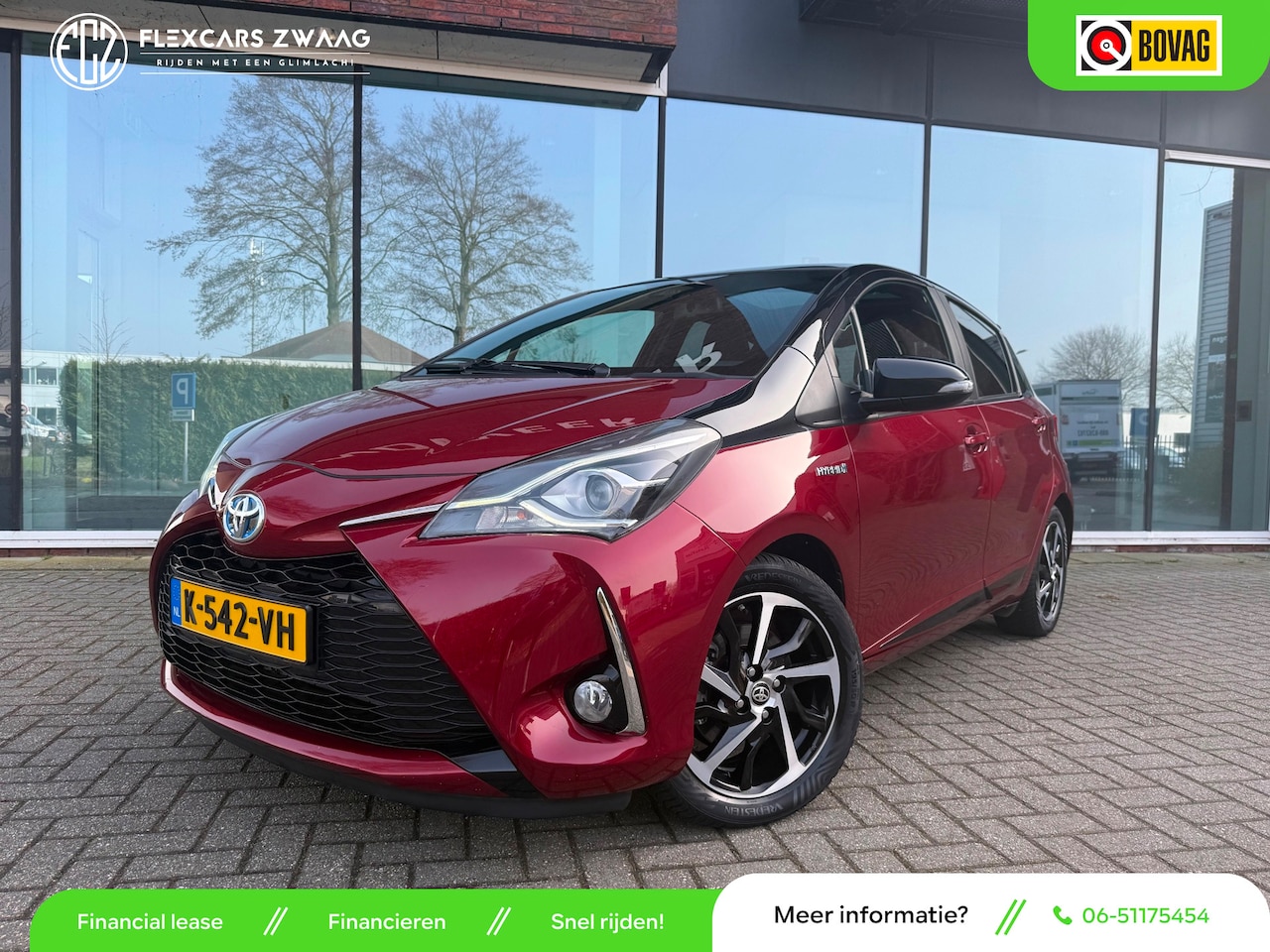 Toyota Yaris - 1.5 Hybrid Y20 BiTone - Automaat - Panodak - Climate - Trekhaak afn. - AutoWereld.nl