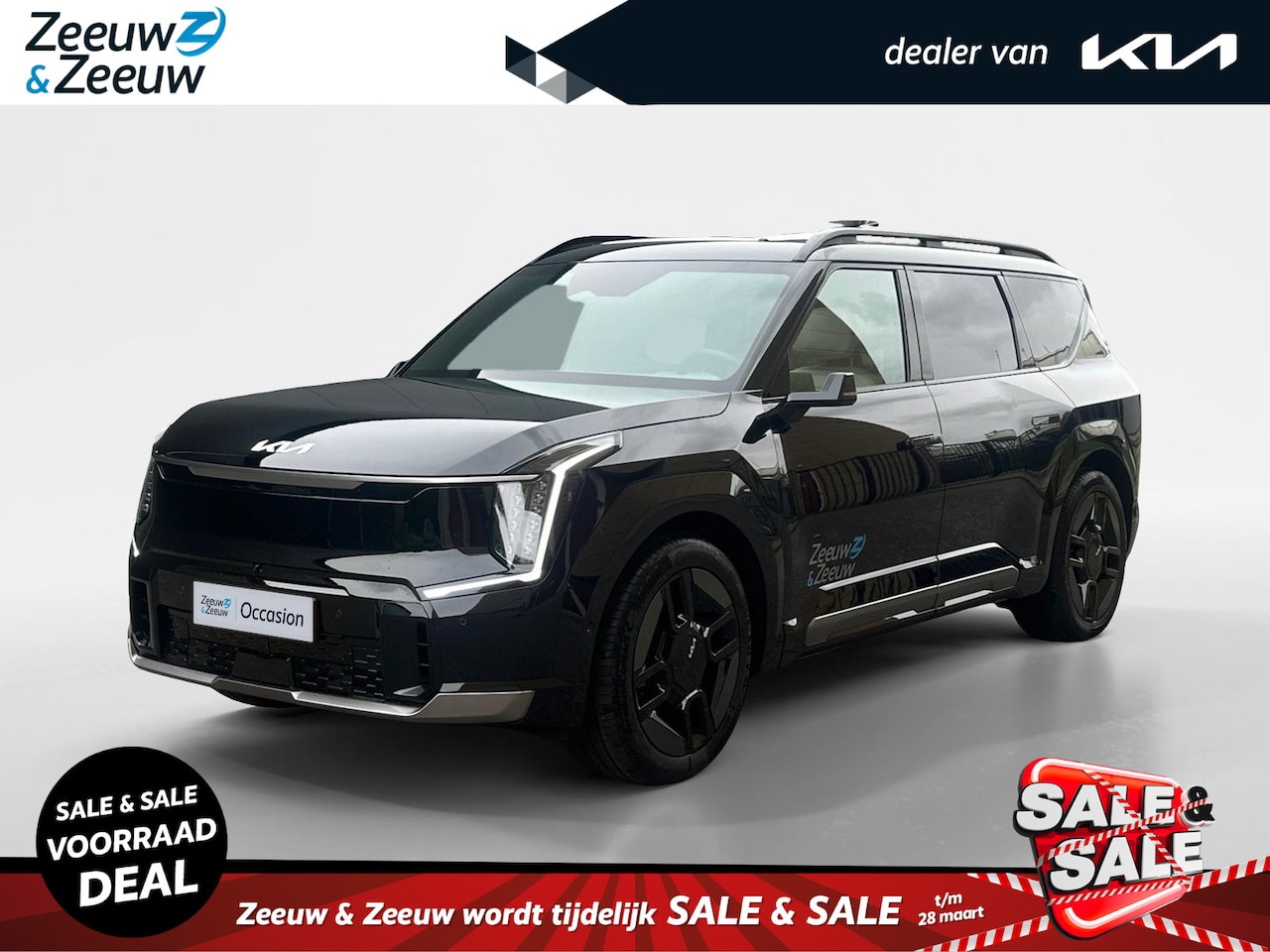 Kia EV9 - GT-Line AWD 99.8 kWh Digitale buitenspiegels | Head-up display | Zonnedak met schuif -en k - AutoWereld.nl