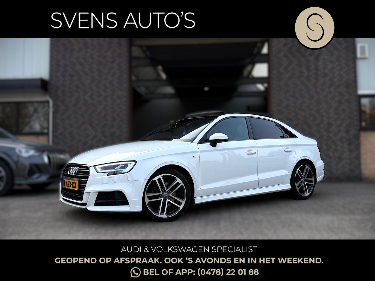 Audi A3 Limousine - 35 TFSI 3x S-Line Black Edition|Panodak|LED - AutoWereld.nl