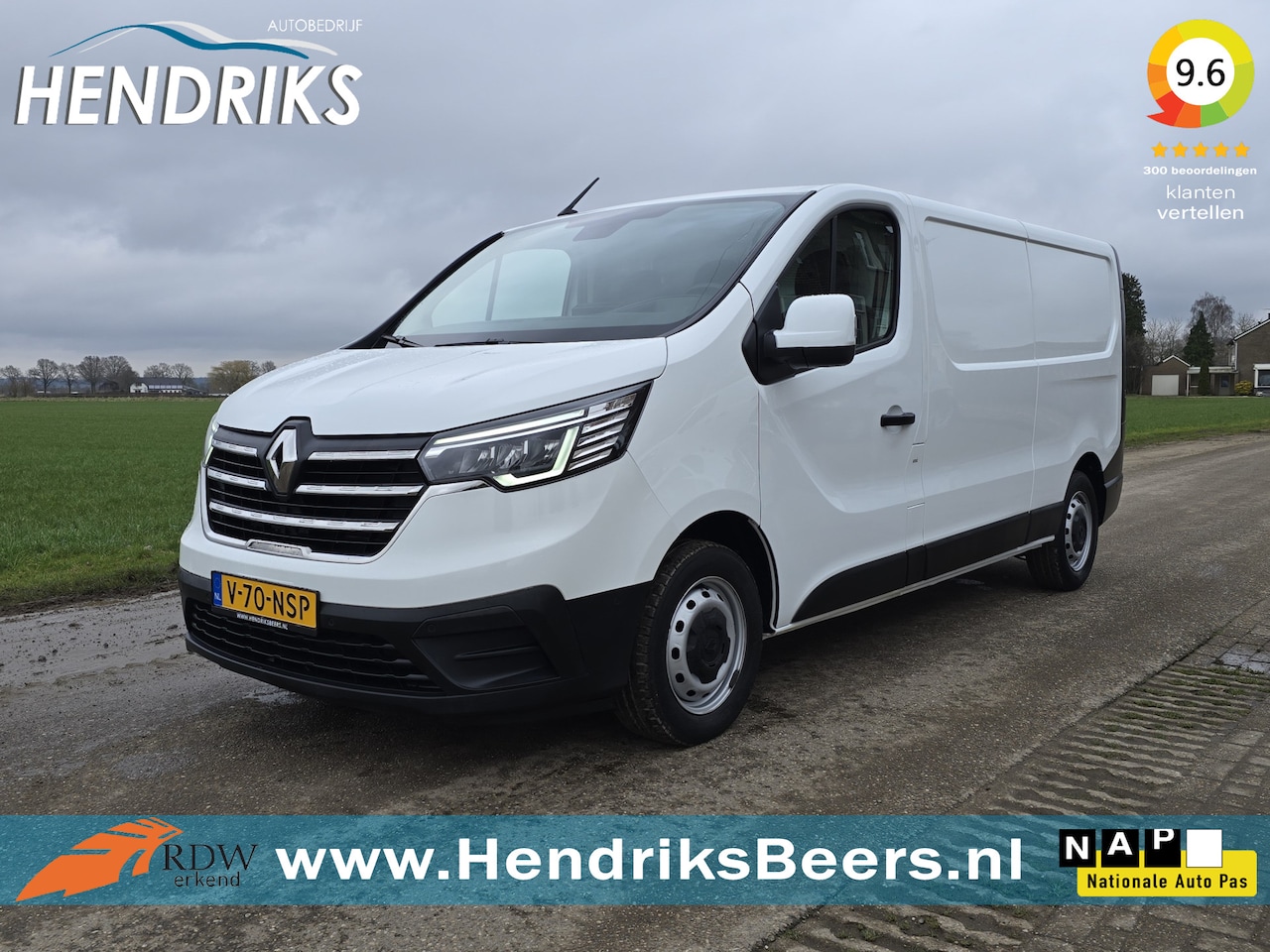 Renault Trafic - 2.0 dCi L2 H1 - 130 Pk - Euro 6 - Apple Carplay Android Auto - ParkeerCamera - AutoWereld.nl