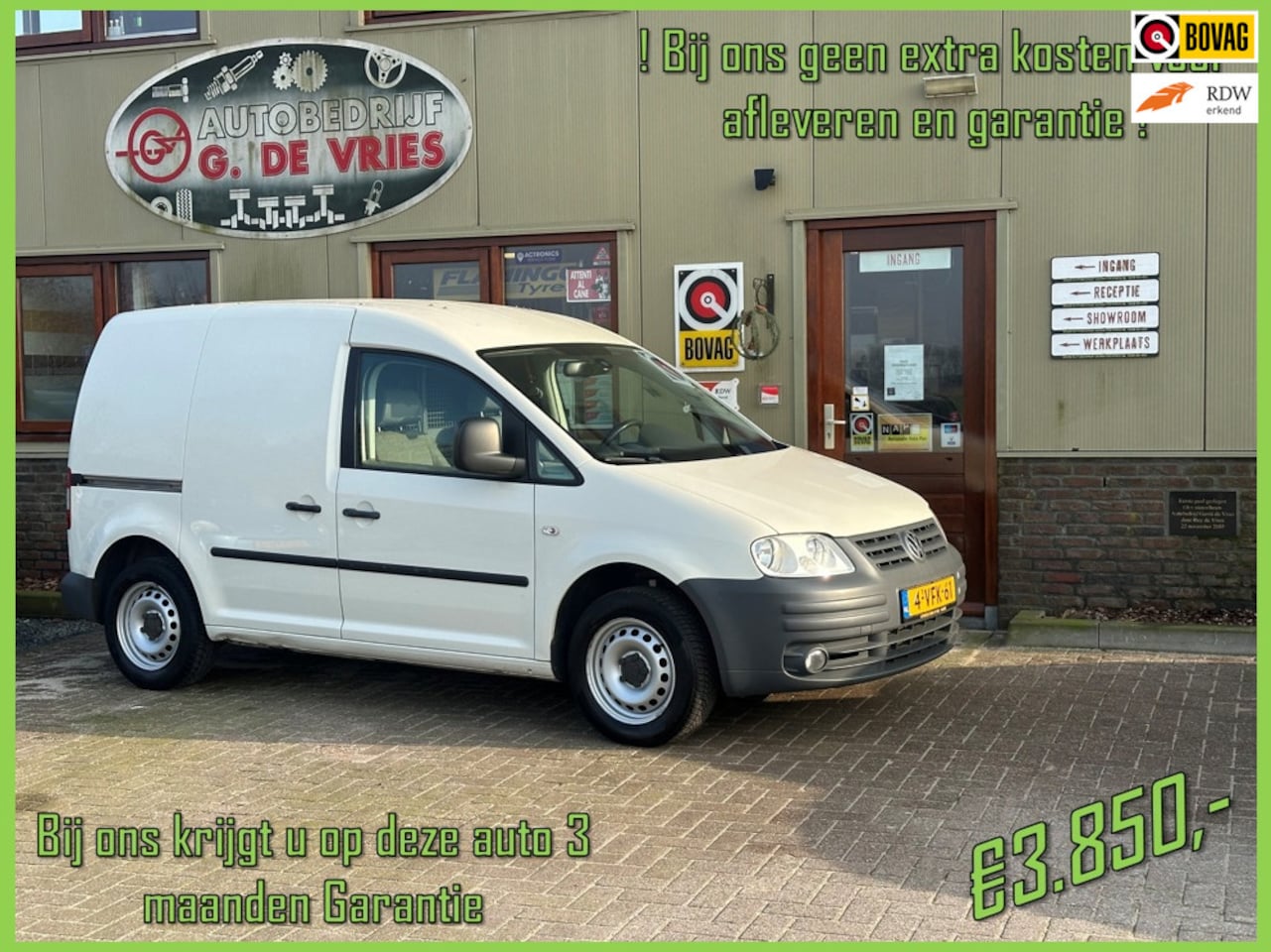 Volkswagen Caddy - 1.9 TDI - Prijs inclusief 3 maanden garantie en afleveren - - AutoWereld.nl
