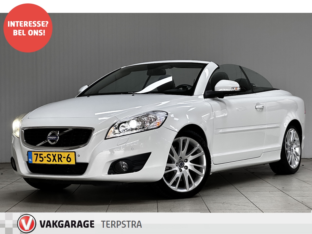 Volvo C70 Convertible - 2.5 T5 Tourer/ HISTORIE!/ Windscherm/ Trekhaak/ 230PK!/ 18'' LMV/ BLIS/ Bi-Xenon/ Keyless - AutoWereld.nl