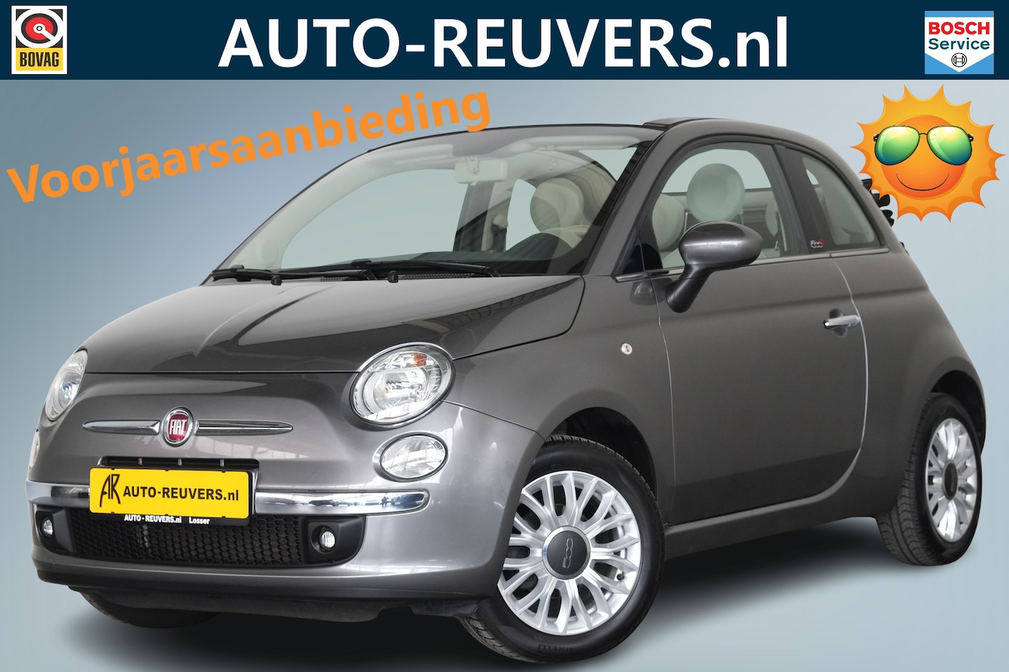 Fiat 500 C - 1.2 Lounge / Opendak / Stoelverwarming / LMV - AutoWereld.nl