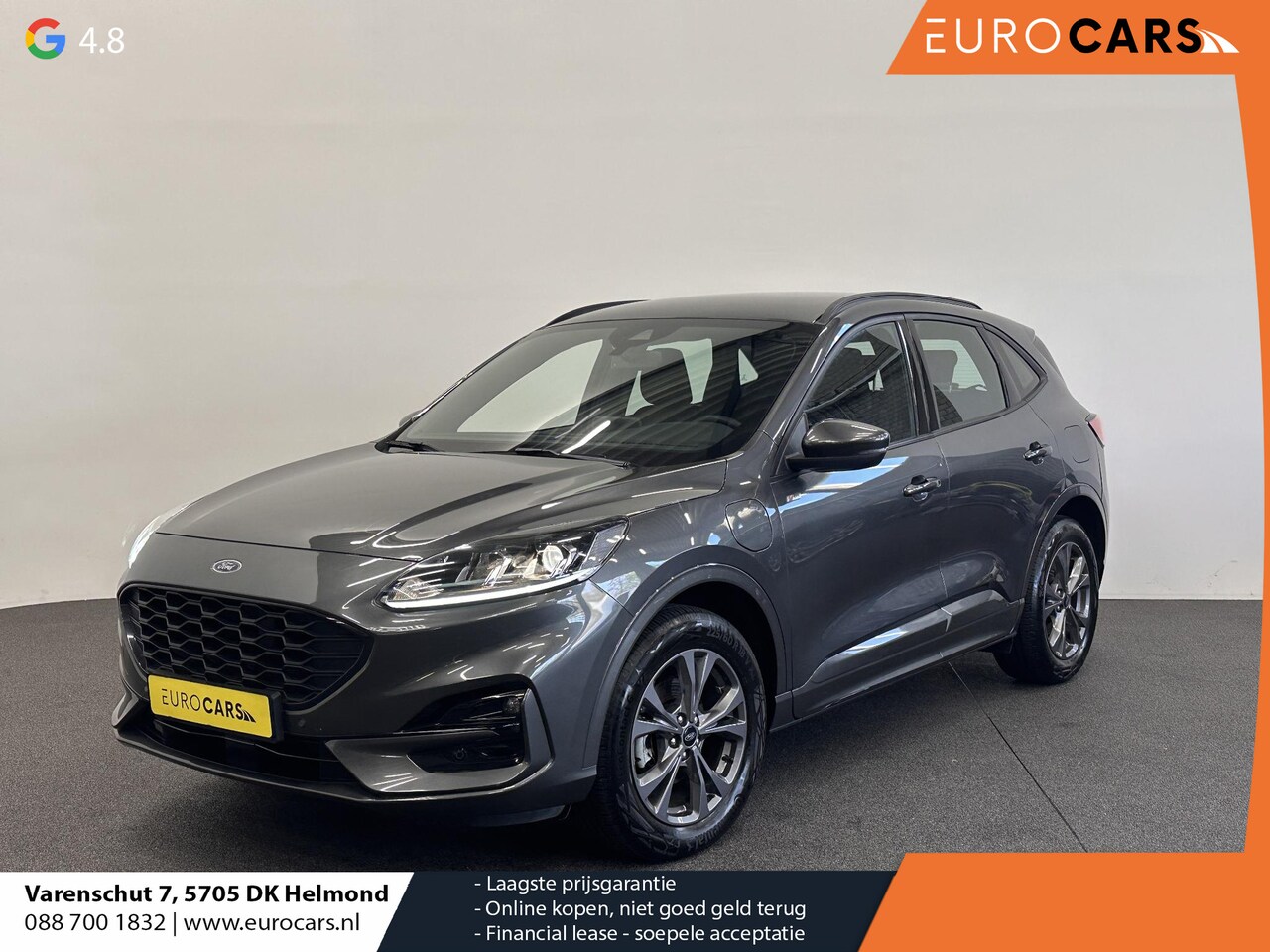 Ford Kuga - 2.5 PHEV ST-Line Airco ECC Navi Carplay PDC VA + Camera Full LED 18" Velgen Cruise Control - AutoWereld.nl