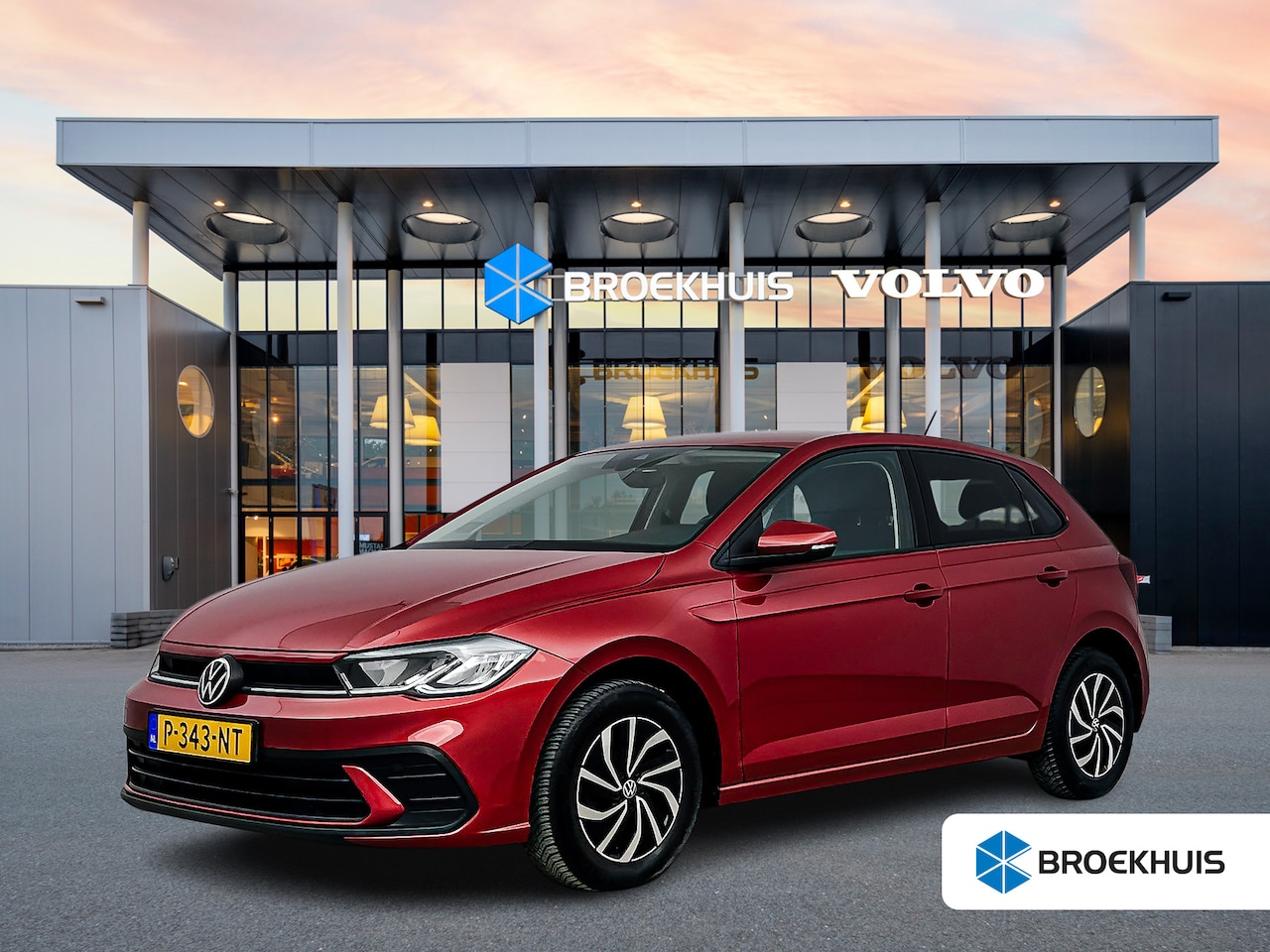 Volkswagen Polo - 1.0 TSI Life | 15" Allseason | Getint Glas | Navigatie | Carplay | Adaptieve Cruise | Draa - AutoWereld.nl