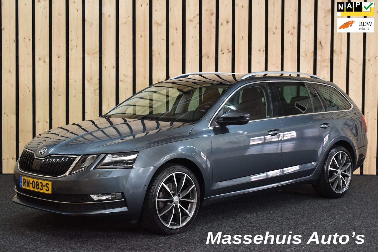 Skoda Octavia Combi - 1.0 TSI Greent. Style Busin. DSG Trekhaak Leer LED CarPlay Navi Clima Cruise PDC Nwe APK - AutoWereld.nl