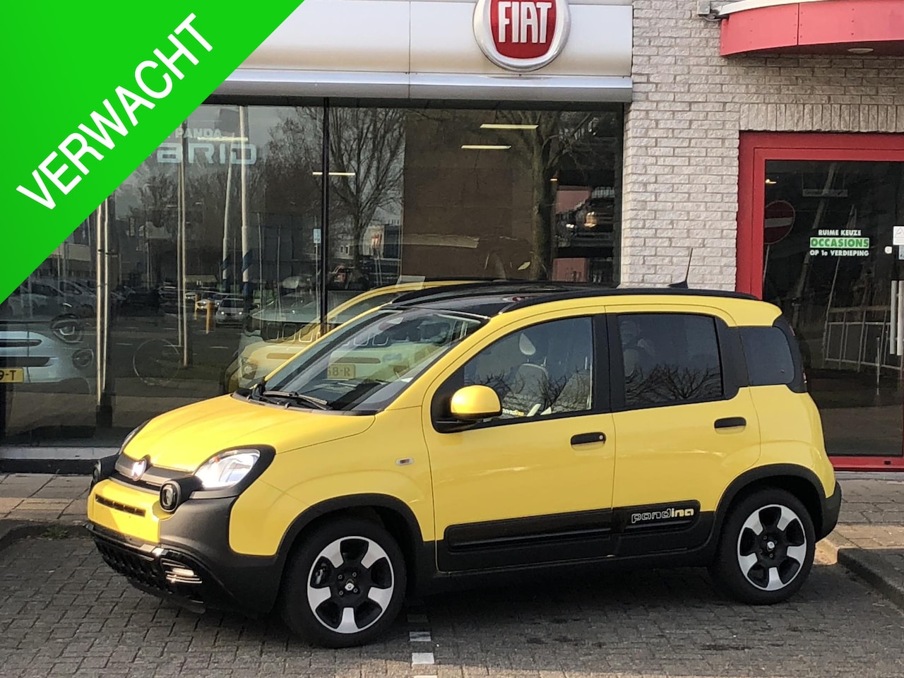 Fiat Panda - 1.0 Hybrid Pandina AIRCO|APPLE/ANDROID|PDC|DAB|CRUISE CONTROL - AutoWereld.nl