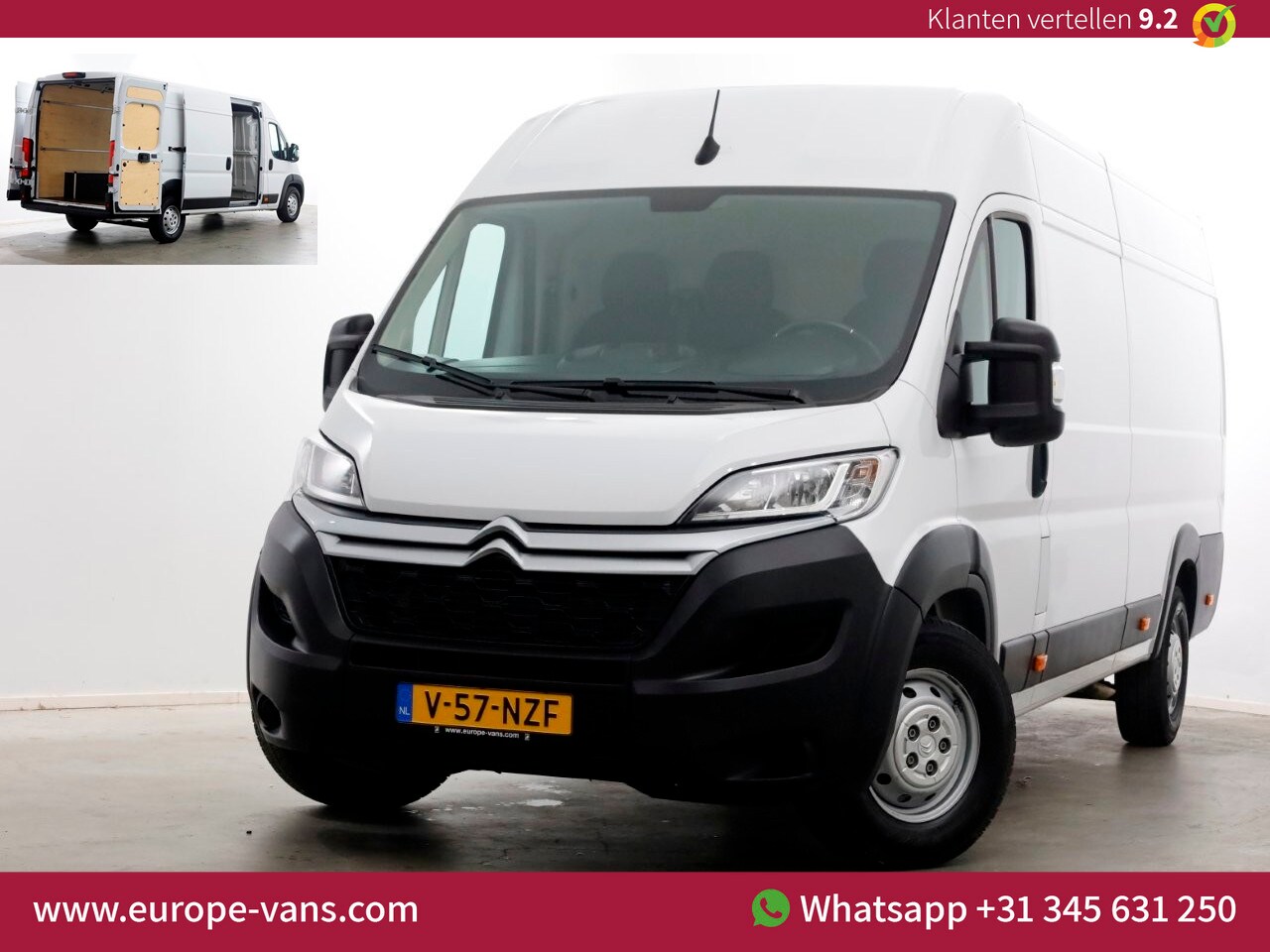 Citroën Jumper - 2.2 BlueHDi 165pk L4H2 Airco/Navi/Camera 06-2024 - AutoWereld.nl