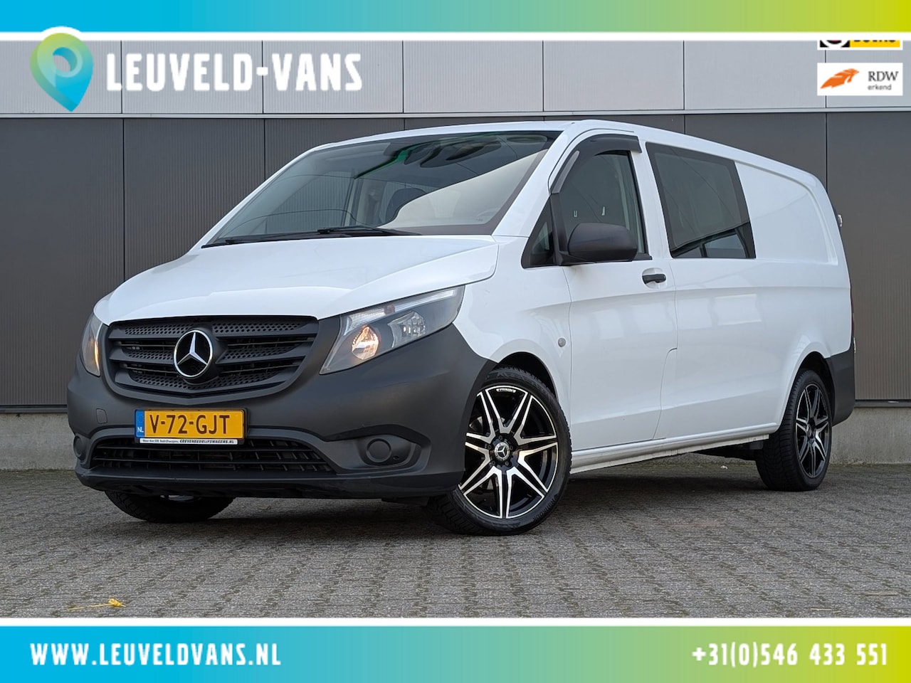 Mercedes-Benz Vito - 114 CDI XL 6PERS. DUBBELE CABINE AUTOMAAT CRUISE AIRCO TREKHAAK - AutoWereld.nl