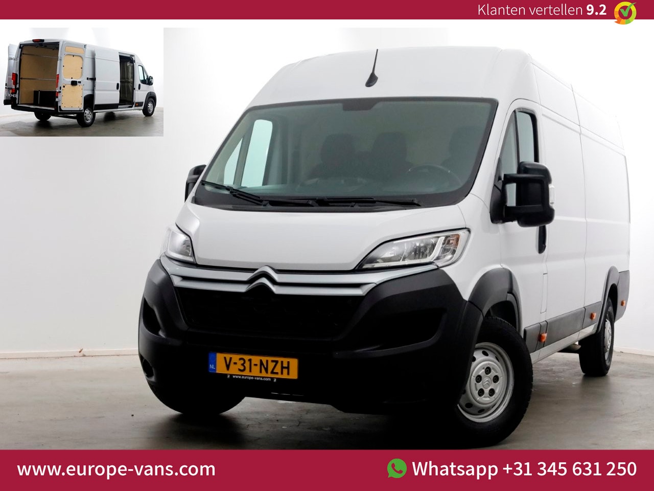 Citroën Jumper - 2.2 BlueHDi 165pk L4H2 Airco/Navi/Camera 06-2024 - AutoWereld.nl