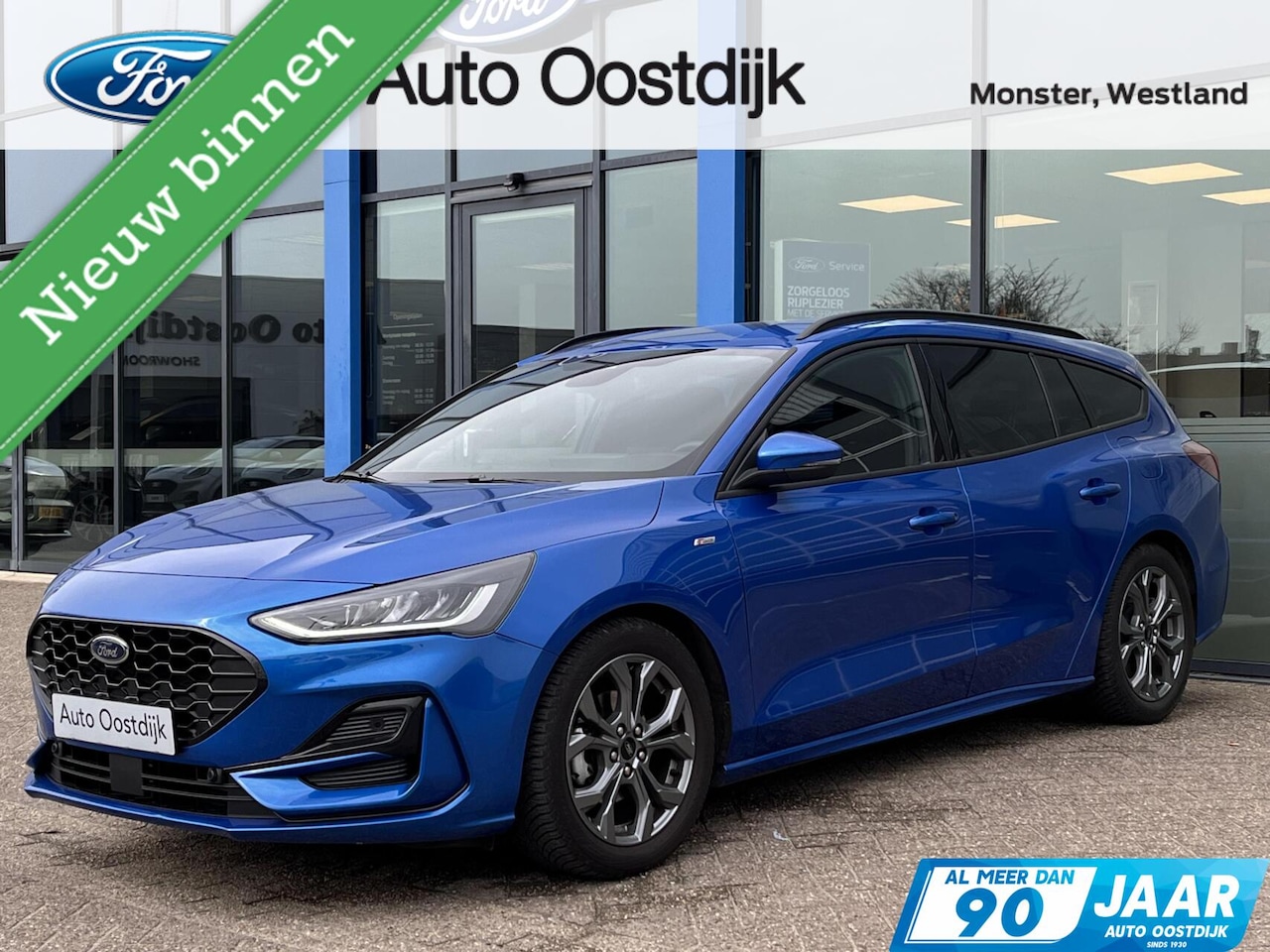 Ford Focus Wagon - 1.0 EcoBoost Hybrid ST Line X 155PK Automaat Winterpack Cruise Camera Parkeersensoren Clim - AutoWereld.nl