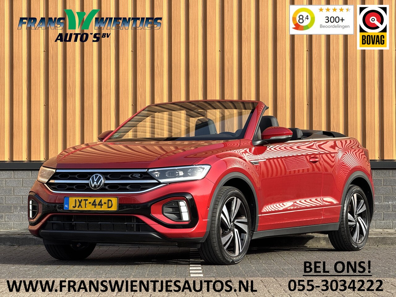 Volkswagen T-Roc Cabrio - 1.5 TSI R-Line | Apple Carplay | Android Auto | Stuurverwarming | Stoelverwarming | Camera - AutoWereld.nl