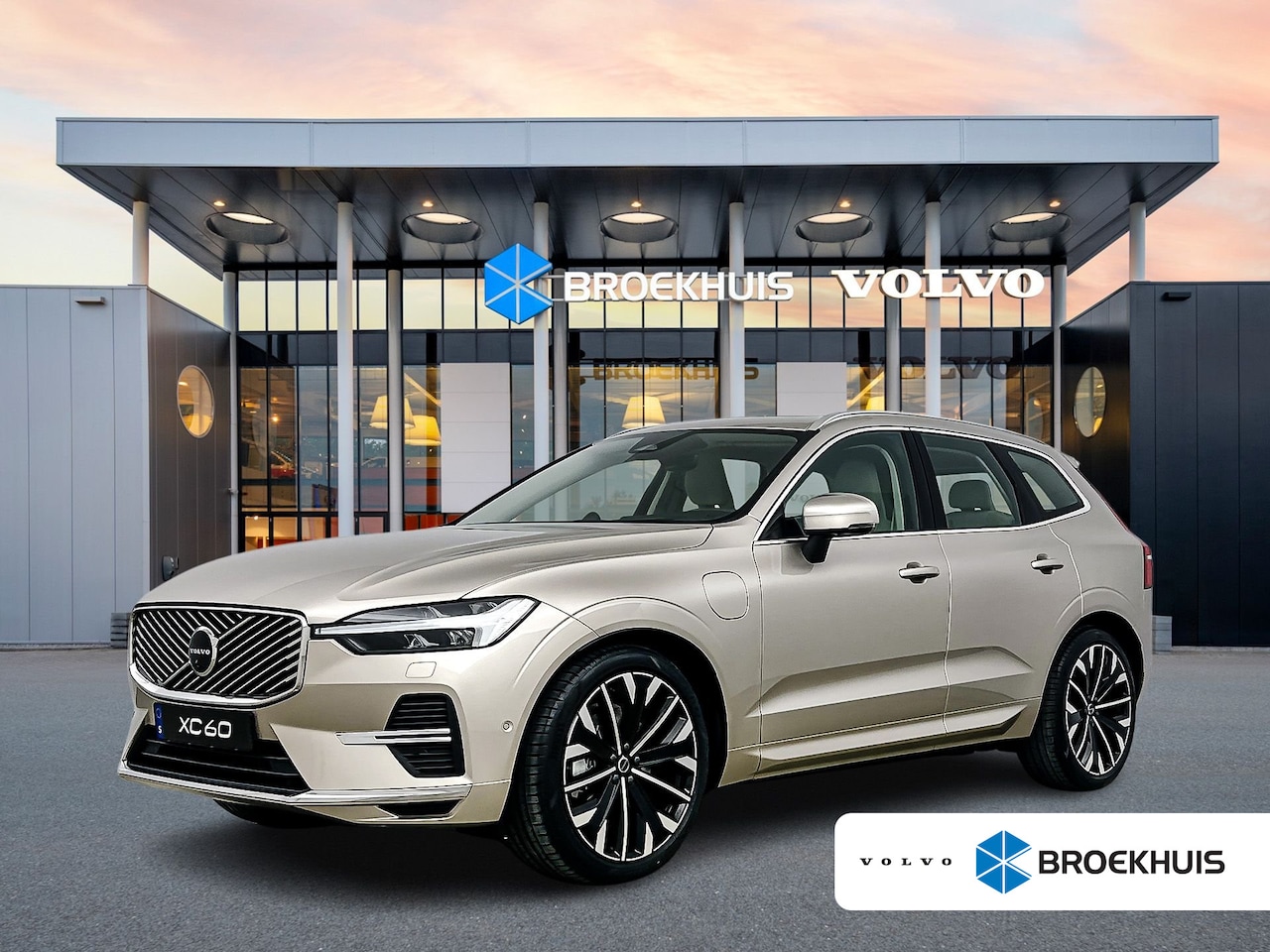 Volvo XC60 - T6 Recharge Ultra Bright | 21" | Luchtvering | Geventileerd Nappa | Massage Stoelen | Bowe - AutoWereld.nl