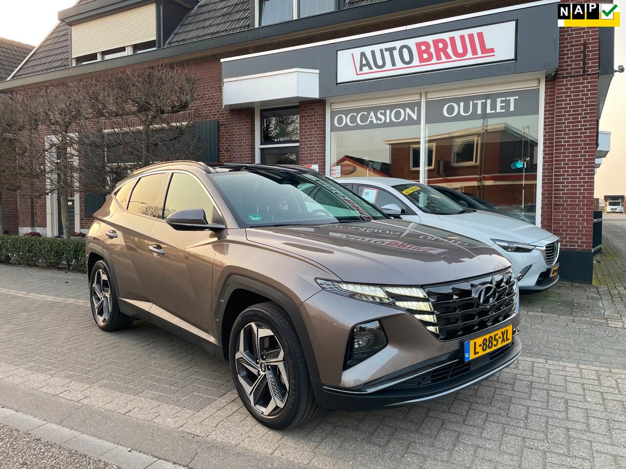 Hyundai Tucson - 1.6 T-GDI PHEV Premium Sky 4WD|Trekh.|Leder|Panodak|Stoelverw.|Stoelvent.|1e Eig|NL-auto|e - AutoWereld.nl