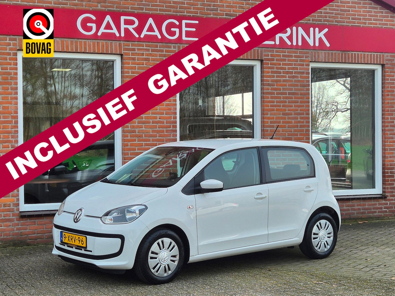 Volkswagen Up! - 1.0 move up! BlueMotion 60PK 5drs airco, navi, elektr.ramen, radio/cd - AutoWereld.nl