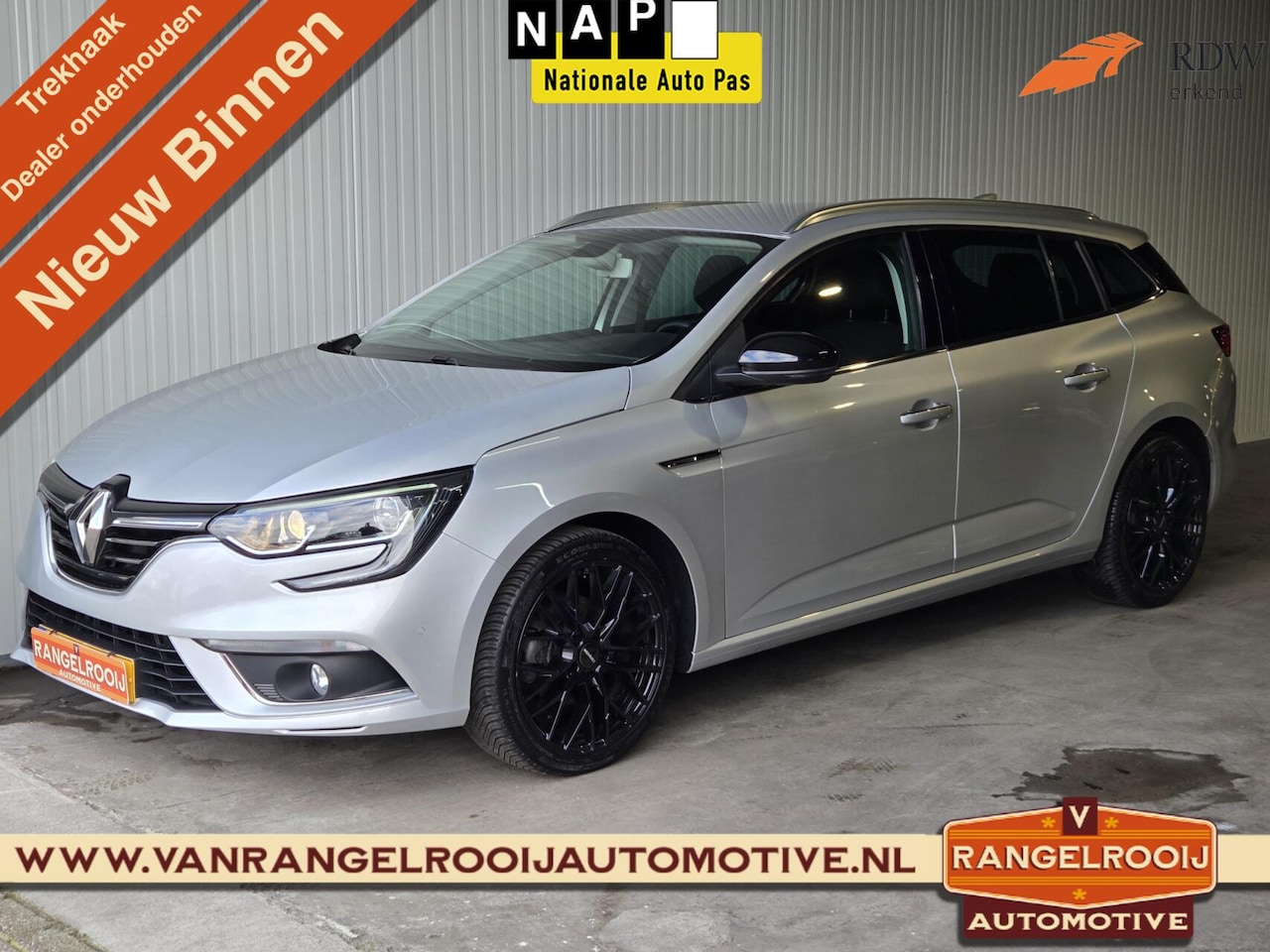 Renault Mégane Estate - 1.3 TCe Limited 1.3 TCe Limited, trekh., 18" lmv, keyless, DAB, clima, cruise - AutoWereld.nl