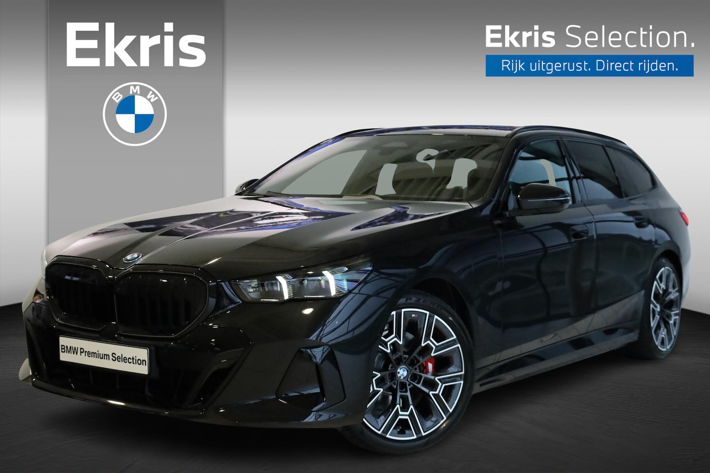 BMW 5-serie Touring - 530e M Sportpakket Pro | Comfortstoelen | Bowers & Wilkins | Elektr. Trekhaak | Ekris Sele - AutoWereld.nl