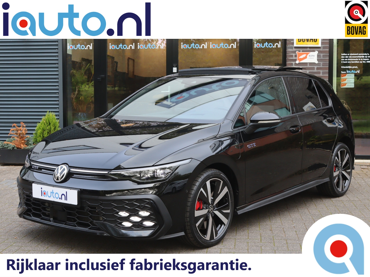 Volkswagen Golf - 1.5 eHybrid 272pk GTE Black Style Pano/Leder/IQ.Light/camera/Head-up/DCC/Keyless/Dodehoek/ - AutoWereld.nl