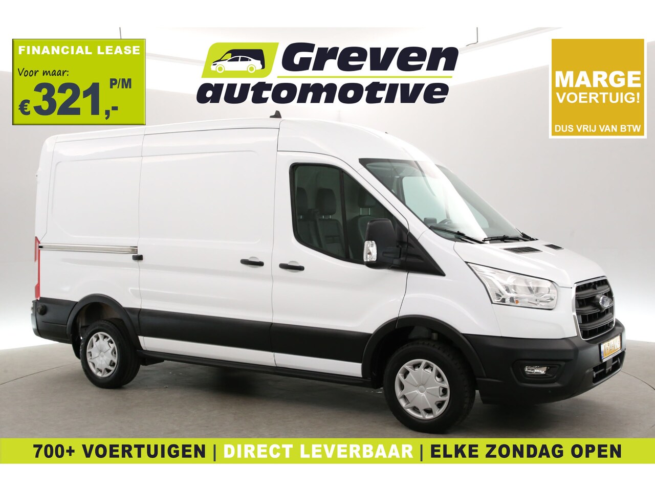 Ford Transit - 2.0 TDCI L2H2 | MARGE | Airco | Camera | Cruise | Carplay | 3 Zits | LED - AutoWereld.nl