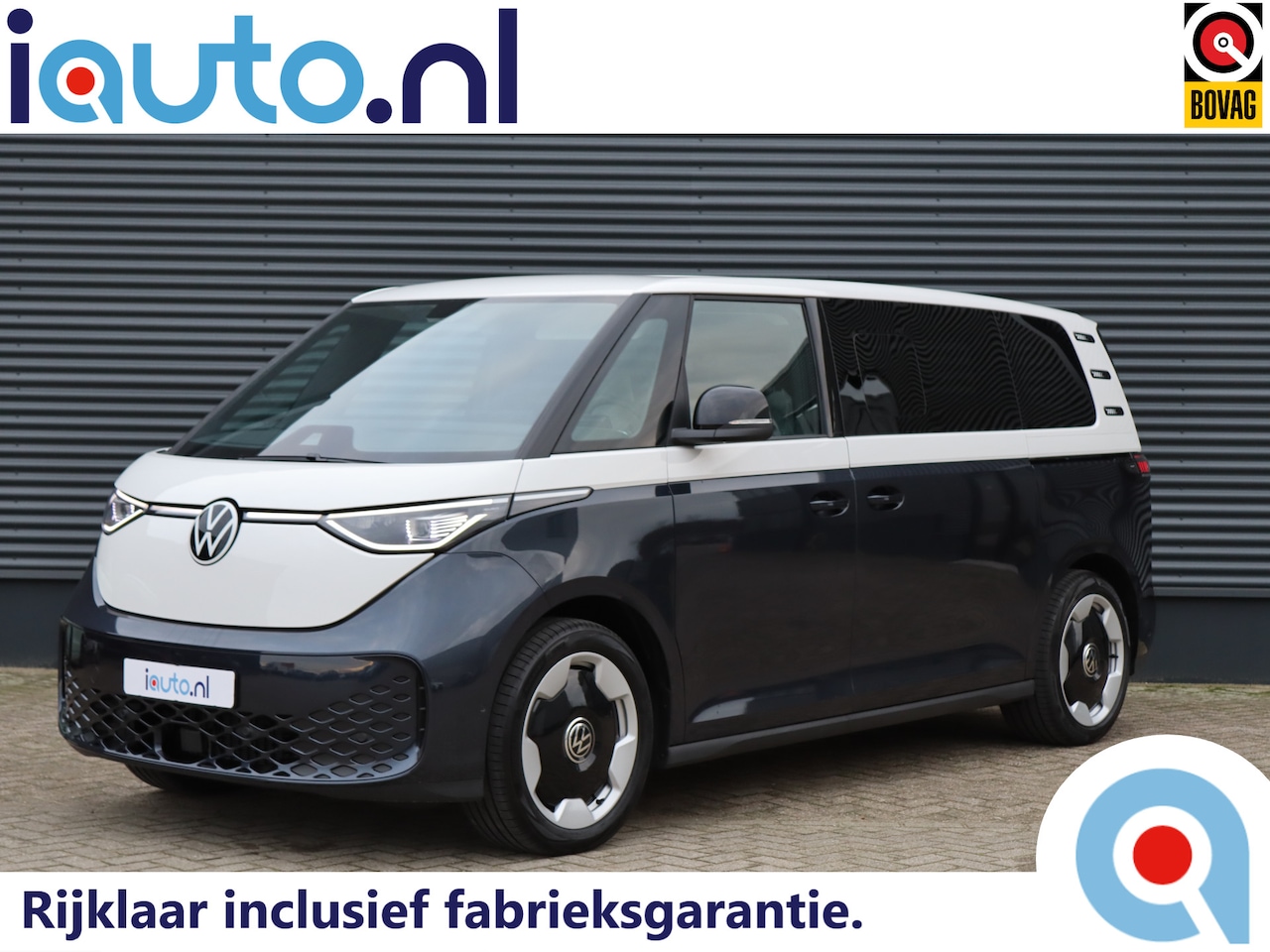 Volkswagen ID. Buzz - Pro 286pk 86 kWh LWB 7p. IQ.Light/ACC/Camera/Elek. schuifdeuren/Keyless/Dodehoek/Elek. kle - AutoWereld.nl