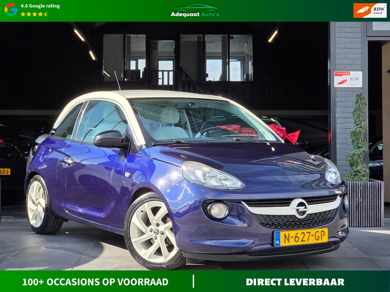 Opel ADAM - 1.2 Glam|Airco|El Pakket|Cruise Control|Navi|APK - AutoWereld.nl