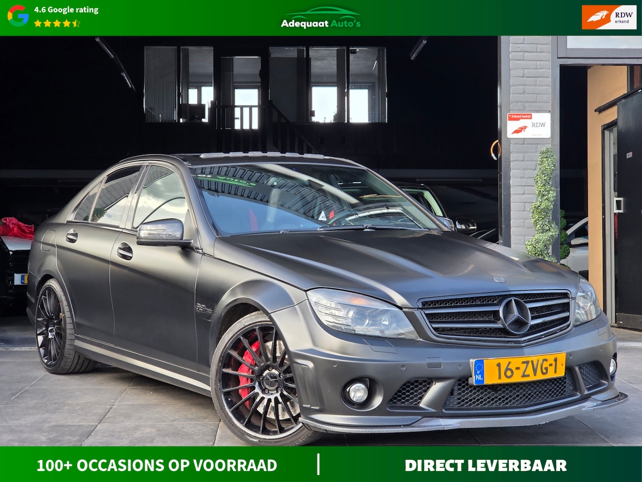 Mercedes-Benz C-klasse - AMG 63|Memory|Pano|YoungTimer|Satijn - AutoWereld.nl