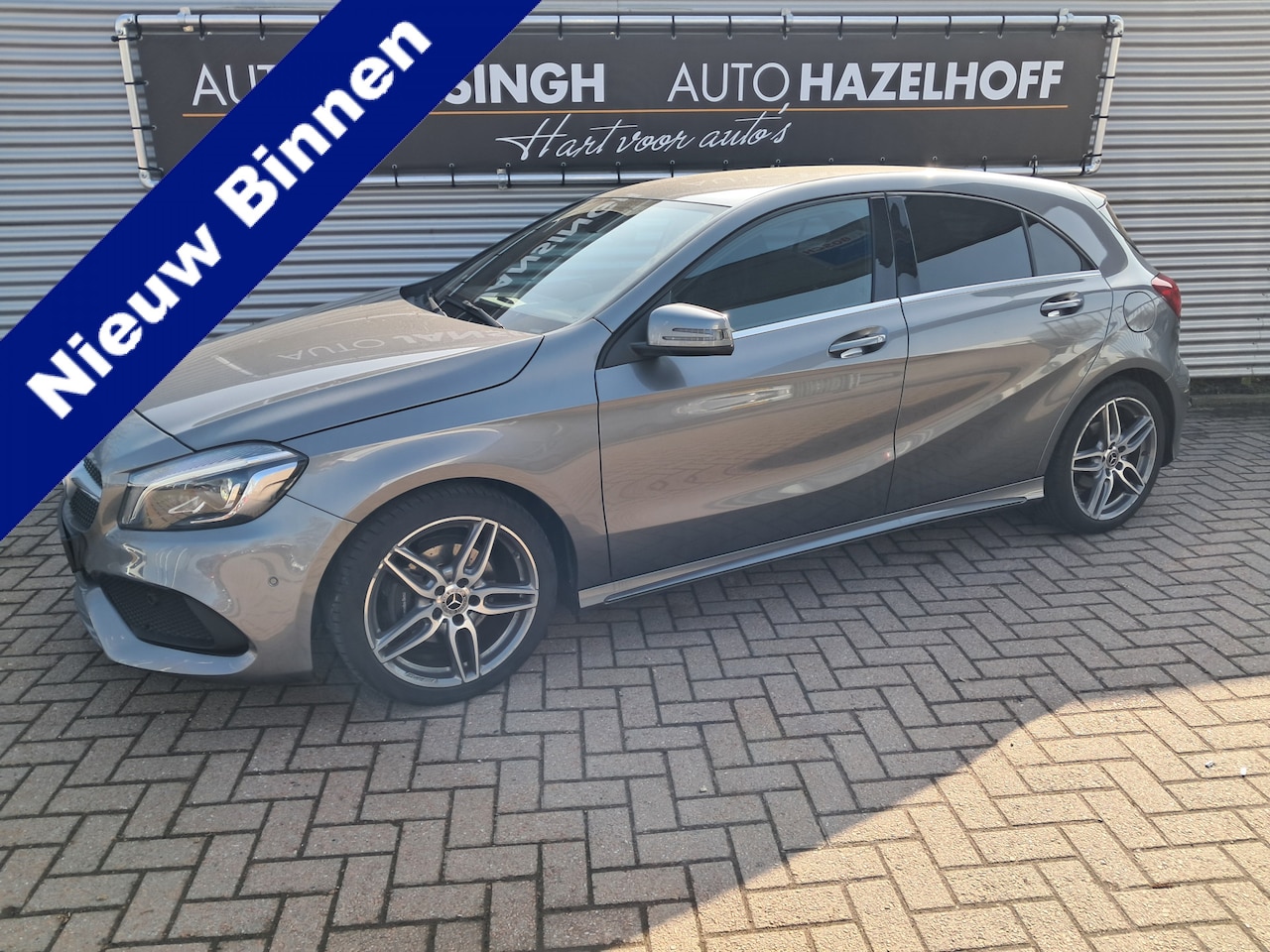 Mercedes-Benz A-klasse - 180 Ambition AMG-Line Automaat met 60.382 km!!!! | Navigatie | Cruise control | Ndl auto m - AutoWereld.nl