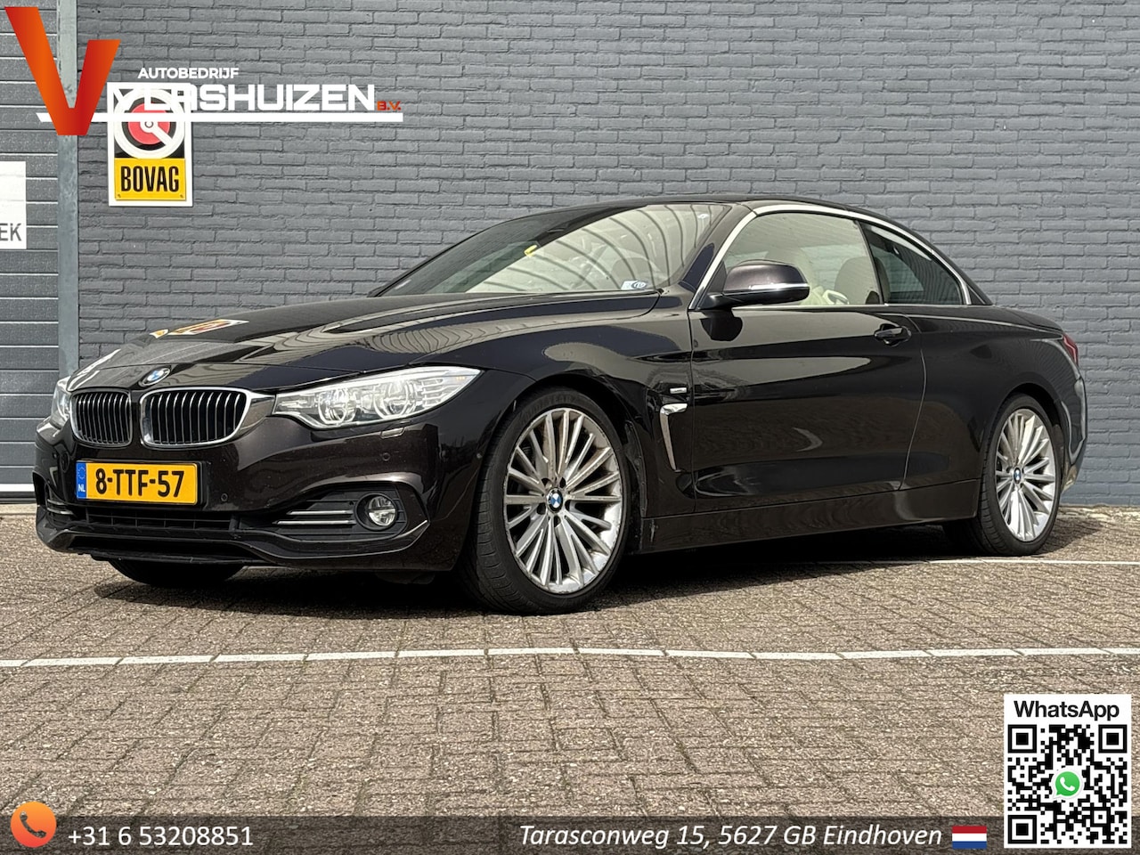 BMW 4-serie Cabrio - 428i High Executive Automaat | Leder | Stoelverwarming | Climate | Cruise | Navi | Camera - AutoWereld.nl