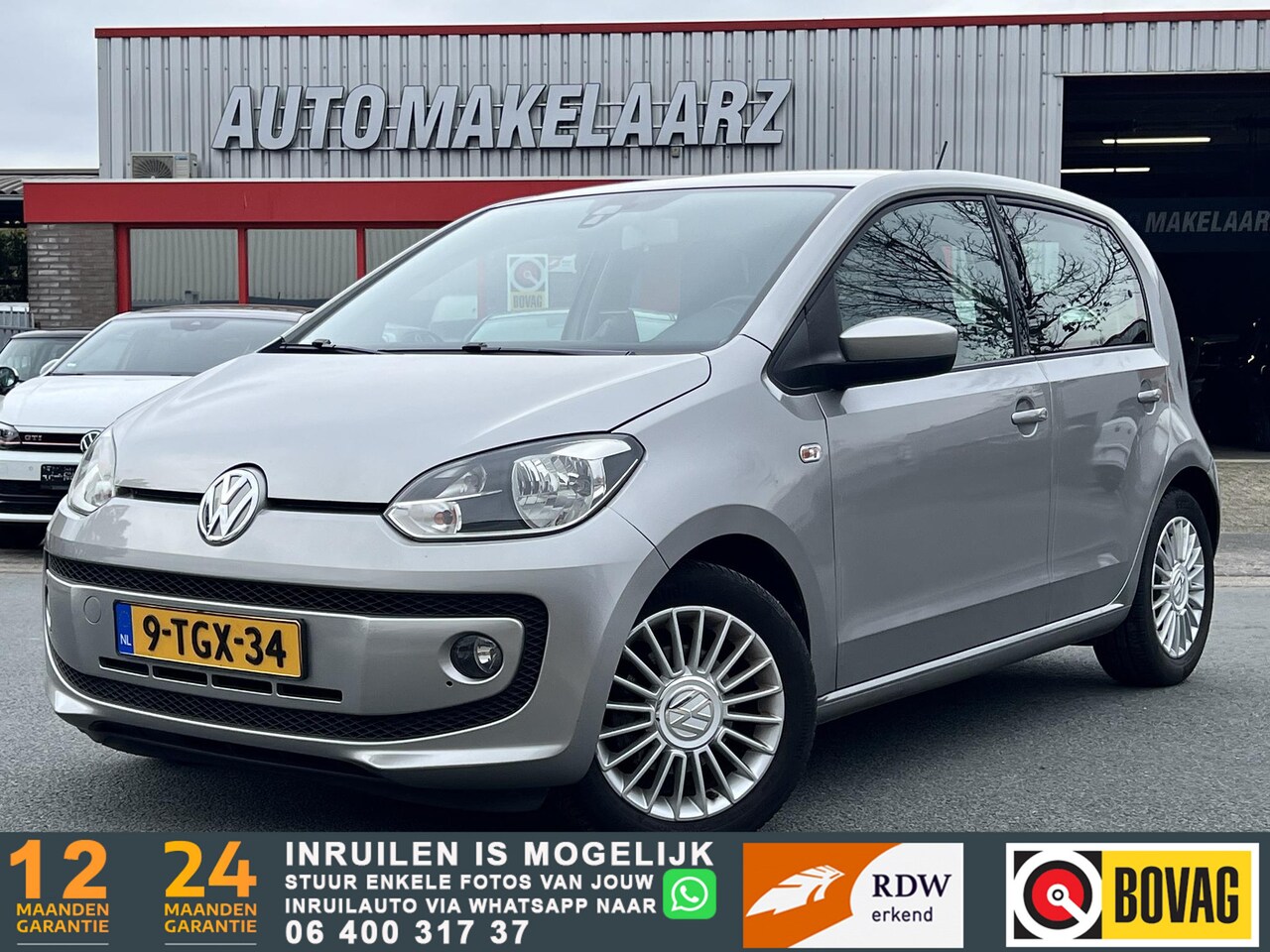 Volkswagen Up! - 1.0 high up! BlueMotion NAVI PDC CRUISE LMV - AutoWereld.nl