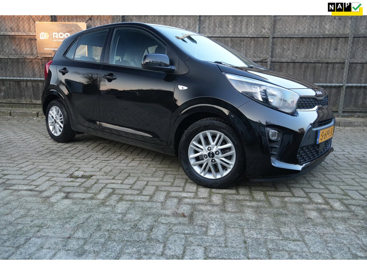 Kia Picanto - 1.0 DPi DynamicLine NL auto, Camera, Groot scherm, Cruise,Luxe uitv, Lage km stand, APK, 1 - AutoWereld.nl