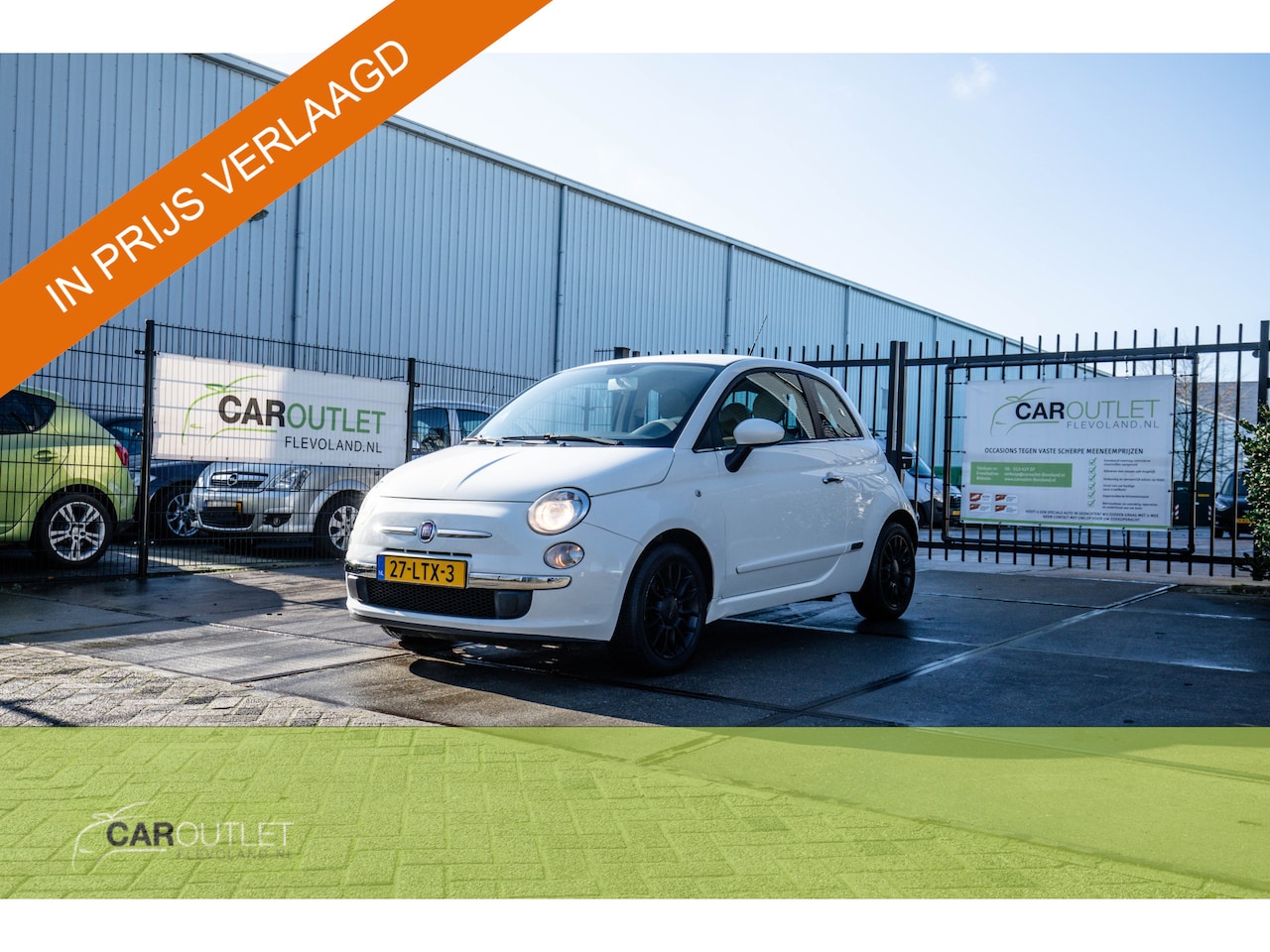 Fiat 500 - 1.2 Pop Een hele nette en goed onderhouden FIAT 500 Motor loopt als nieuw. - AutoWereld.nl