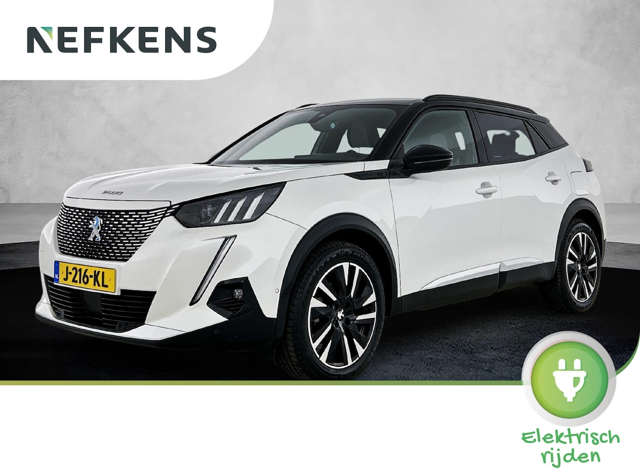 Peugeot e-2008 - SUV GT Pack 50kWh 136pk | Accu SOH 92,7% | Navigatie | Achteruitrijcamera | Leder/Alcantar - AutoWereld.nl