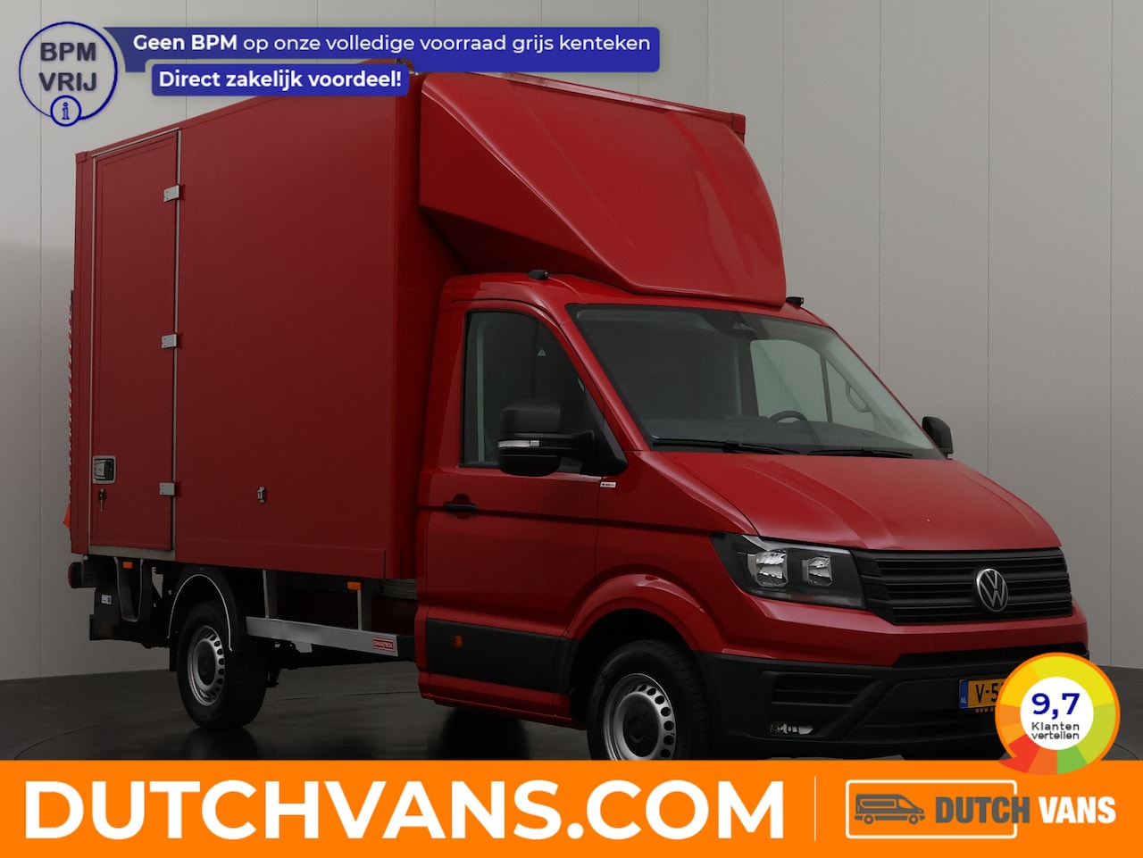 Volkswagen Crafter - 2.0TDI 140PK Bakwagen+Laadklep | Fabrieksgarantie | Navigatie | Camera | Airco | Cruise | - AutoWereld.nl