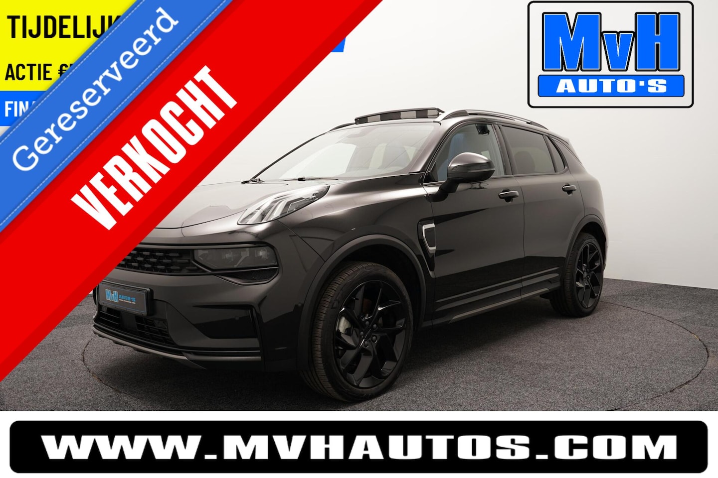 Lynk & Co 01 - 1.5 Hybride|FULL BLACK XL|ZWARTE.HEMEL|NAP|PANO - AutoWereld.nl