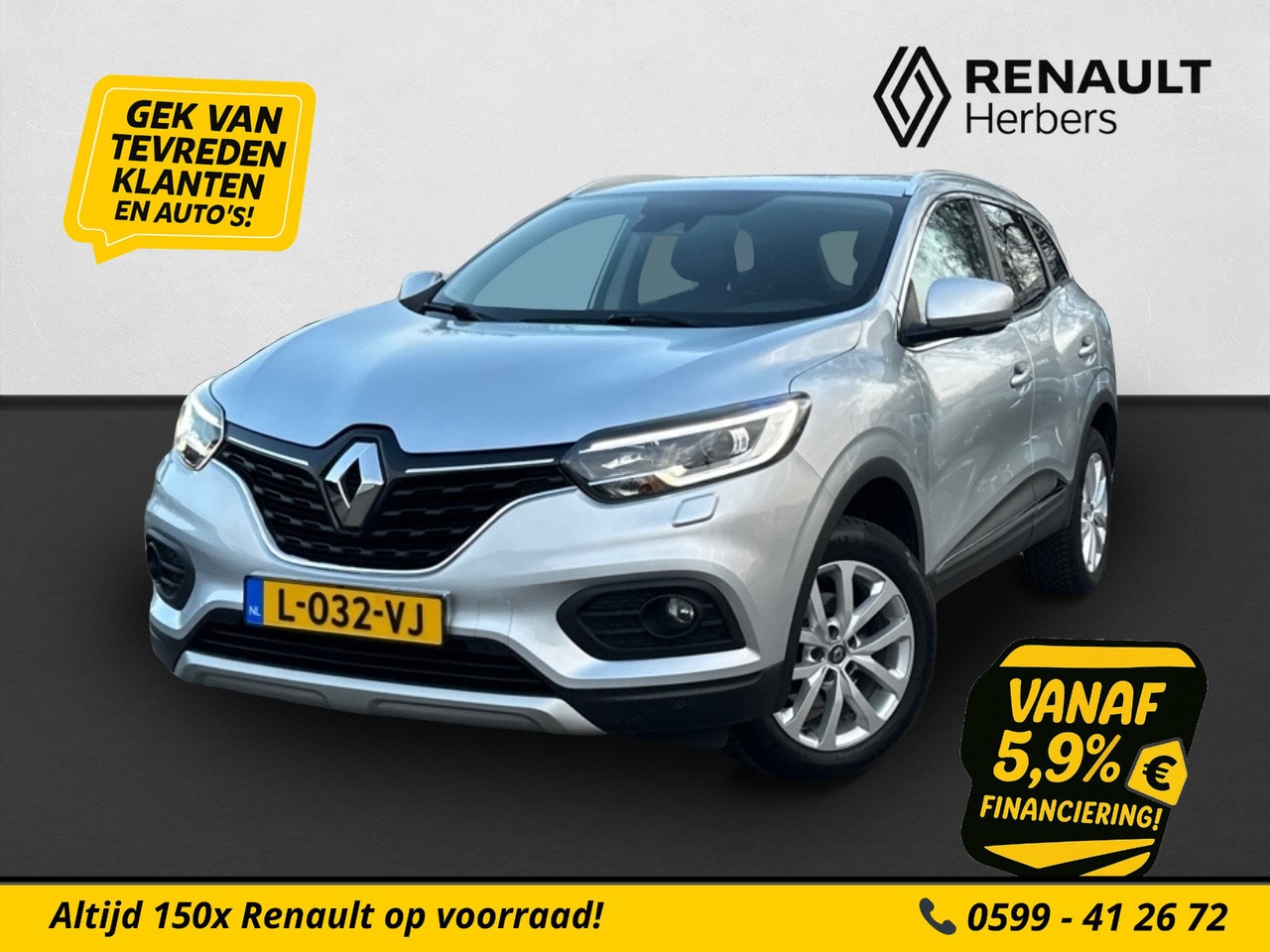 Renault Kadjar - 1.3 TCe Zen NAVI / INTENS / 17 INCH - AutoWereld.nl