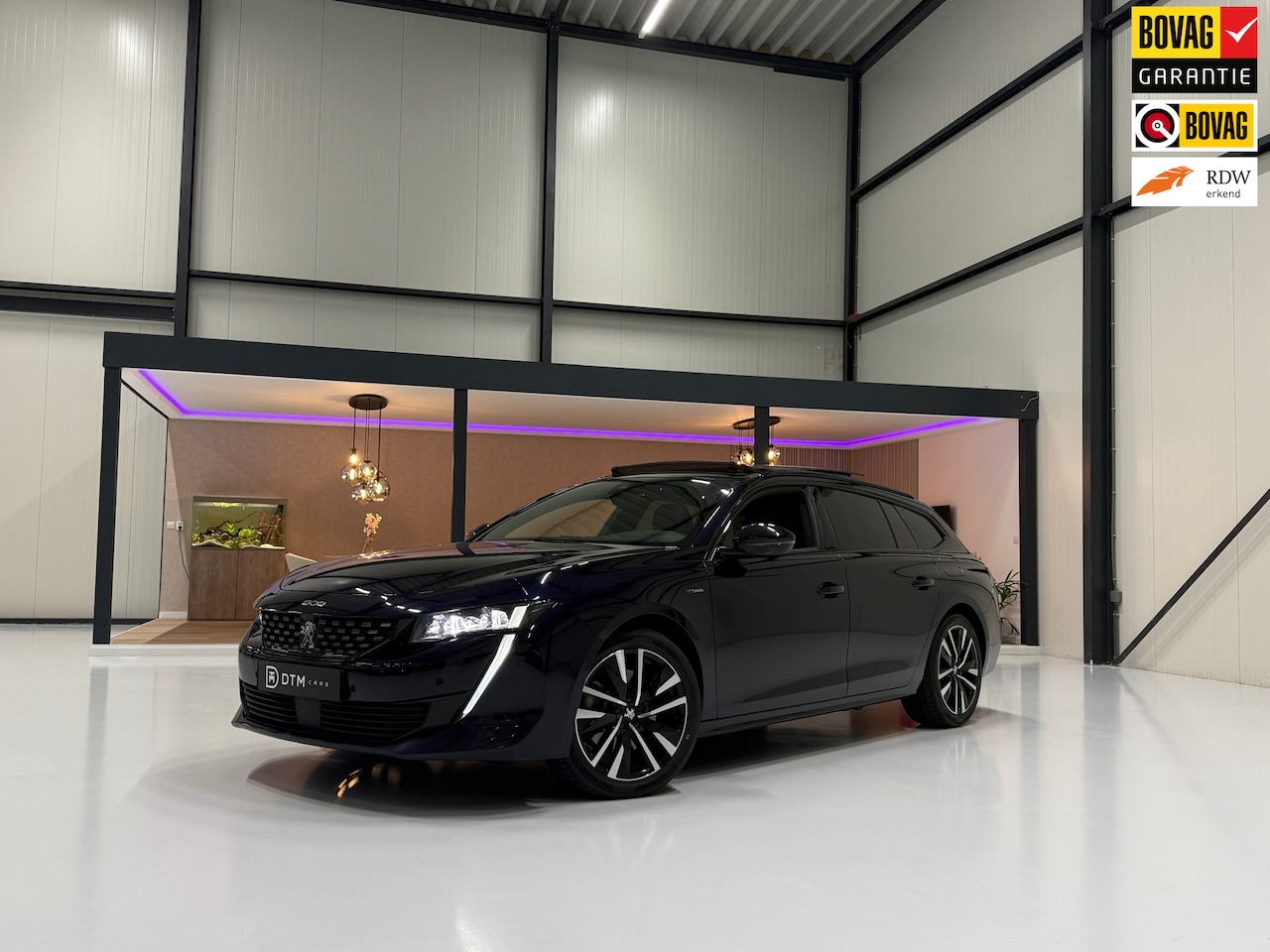 Peugeot 508 SW - 1.6 HYbrid GT Pano Focal Navi 360° Cam Led Virtual Keyless PDC Stoelverw. DAB+ - AutoWereld.nl