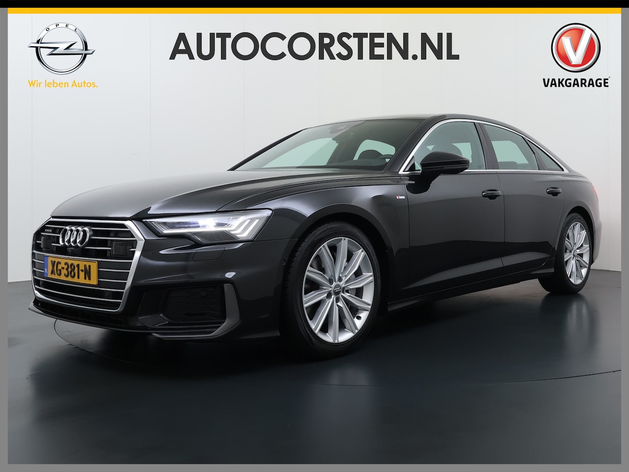 Audi A6 Limousine - 50TDI Quattro Hybrid S-Line Sport Adap.Cruise 360°Camera Bang&Olufsen® Navi Ecc Elek.Stoel - AutoWereld.nl