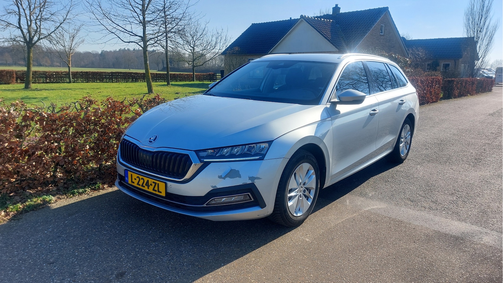 Skoda Octavia Combi - 1.0 TSI Business Edition CLIMA/NAVI/LED BJ 2021 - AutoWereld.nl