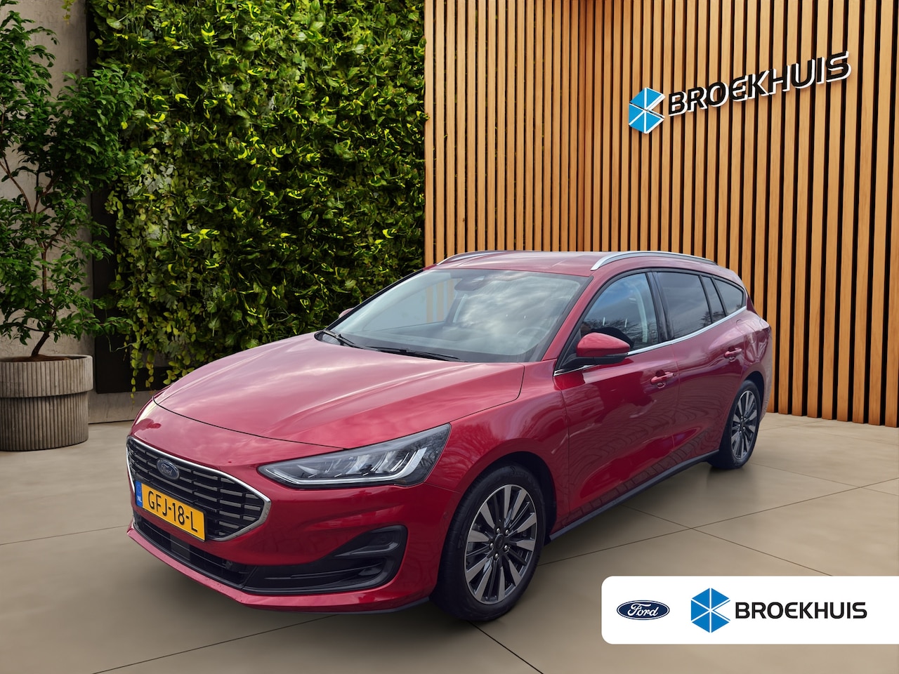 Ford Focus Wagon - 1.0 EcoBoost Hybrid Titanium X | Adapt. Cruise | B&O | AGR-stoel | Stoel-stuurverw. | Blis - AutoWereld.nl