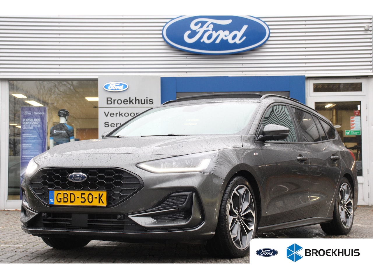 Ford Focus Wagon - 1.0 EcoBoost Hybrid ST Line X | VOL! | PANO DAK | AGR ZETEL | B&O AUDIO | ADAPTIVE CRUISE - AutoWereld.nl