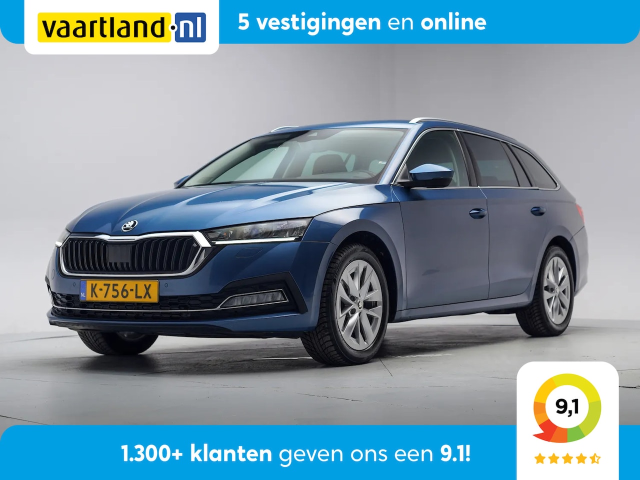 Skoda Octavia Combi - 1.0 e-TSI Business Edition Aut. [ LED Virtual Navi Trekhaak ] - AutoWereld.nl