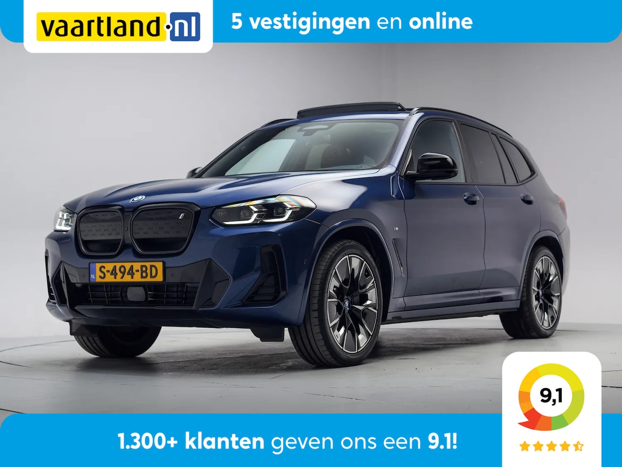 BMW iX3 - M Sport High Executive 80 kWh 3 fase [ Panorama Leder Harman/Kardon Camera ] - AutoWereld.nl