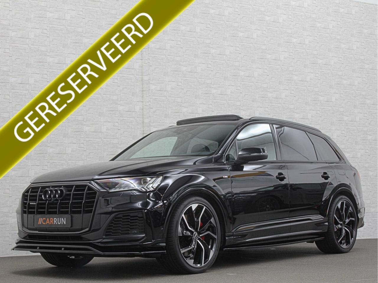 Audi Q7 - 55 TFSI e S-Line | Panorama | Leder | Luchtvering | LED-Matrix | Keyless-Go | 22 inch | Me - AutoWereld.nl