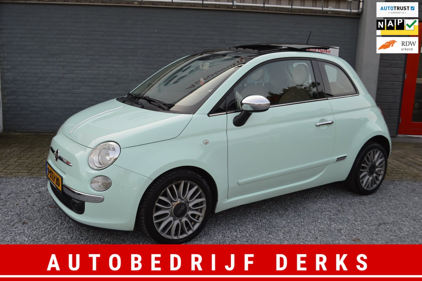 Fiat 500 C - 0.9 TwinAir Lounge Automaat Panorama Leer Airco Nieuwstaat - AutoWereld.nl