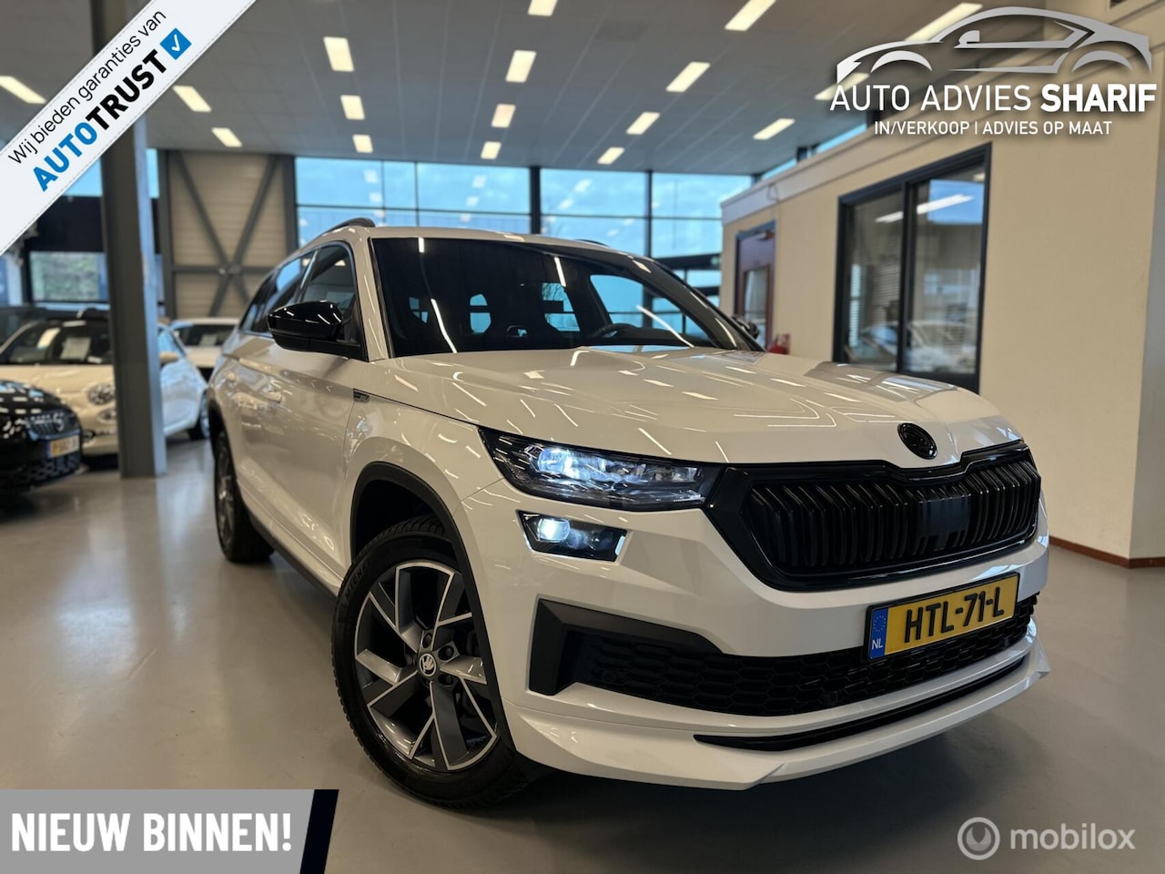 Skoda Kodiaq - 1.5 TSI Sportline Business 7p. Carbon|CarPlay ! - AutoWereld.nl
