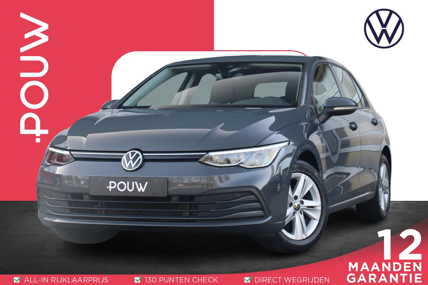 Volkswagen Golf - 1.0 TSI 110pk Life | Apple CarPlay/Android Auto | Adaptive Cruise | Achteruitrijcamera - AutoWereld.nl