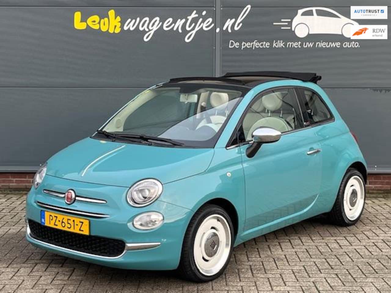 Fiat 500 C - 0.9 TwinAir Turbo Anniversario Cabrio - AutoWereld.nl