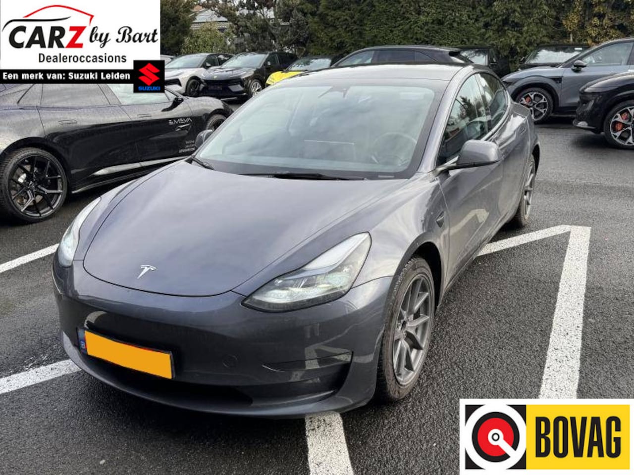 Tesla Model 3 - PREMIUM LONG RANGE AWD 78 kWh Panoramadak | Leder | Keyless - AutoWereld.nl